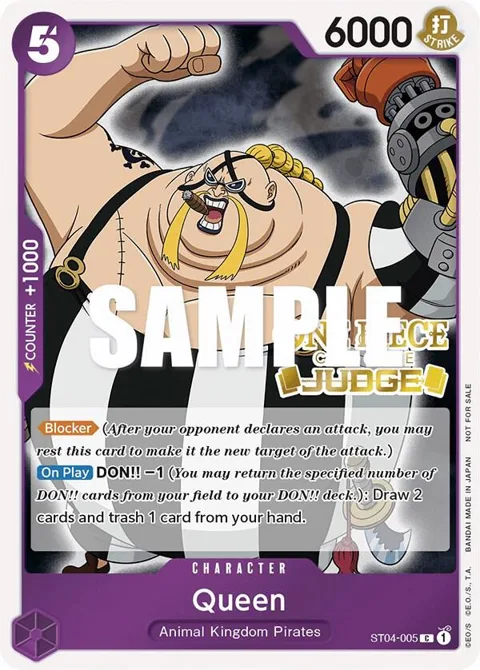 Queen Judge Pack Vol. 2 ST04-005 One Piece card from One Piece Promotion Cards