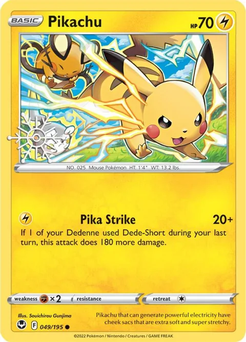 Pikachu - 049/195 Holiday Calendar #049/195 Holofoil Pokémon card from Miscellaneous Cards & Products