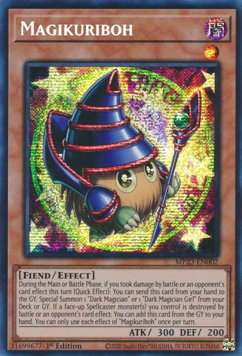 Magikuriboh MP23-EN002 Yu-Gi-Oh card from 25th Anniversary Tin: Dueling Heroes Mega Pack