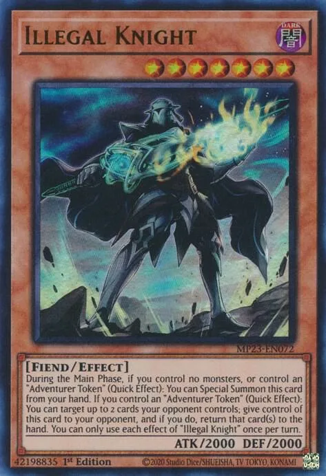 Illegal Knight MP23-EN072 Yu-Gi-Oh card from 25th Anniversary Tin: Dueling Heroes Mega Pack