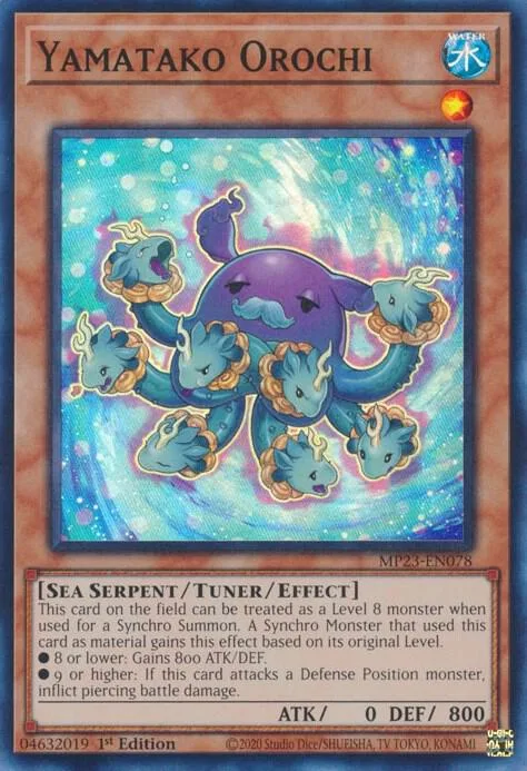 Yamatako Orochi MP23-EN078 Yu-Gi-Oh card from 25th Anniversary Tin: Dueling Heroes Mega Pack