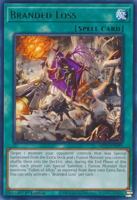 Branded Loss MP23-EN095 Yu-Gi-Oh card from 25th Anniversary Tin: Dueling Heroes Mega Pack