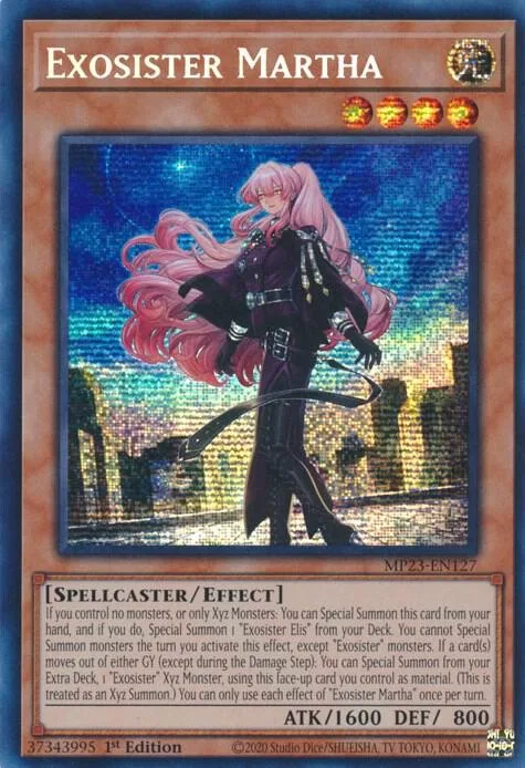 Exosister Martha MP23-EN127 Yu-Gi-Oh card from 25th Anniversary Tin: Dueling Heroes Mega Pack
