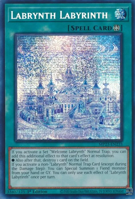 Labrynth Labyrinth MP23-EN233 Yu-Gi-Oh card from 25th Anniversary Tin: Dueling Heroes Mega Pack