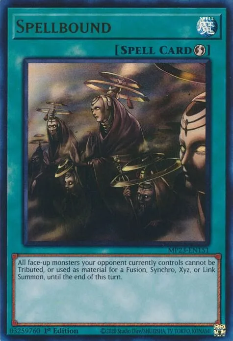 Spellbound MP23-EN151 Yu-Gi-Oh card from 25th Anniversary Tin: Dueling Heroes Mega Pack