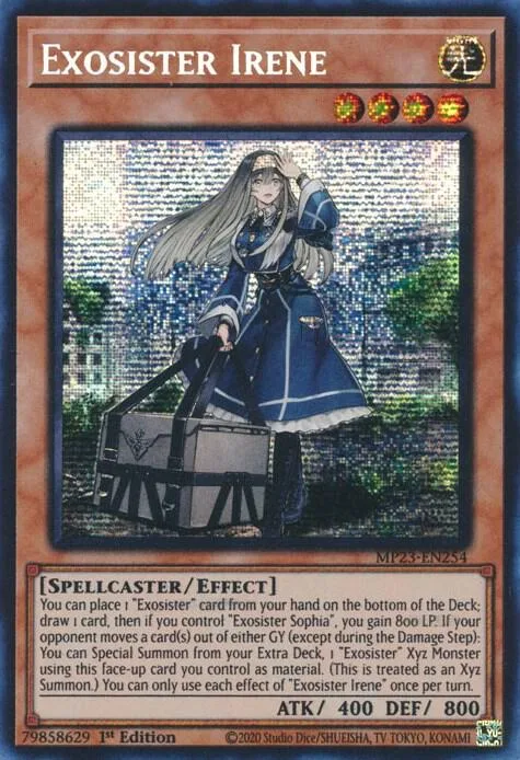 Exosister Irene MP23-EN254 Yu-Gi-Oh card from 25th Anniversary Tin: Dueling Heroes Mega Pack