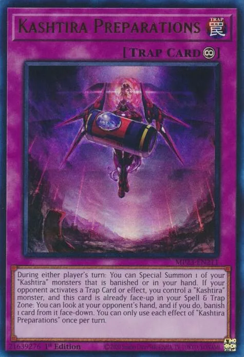 Kashtira Preparations MP23-EN211 Yu-Gi-Oh card from 25th Anniversary Tin: Dueling Heroes Mega Pack