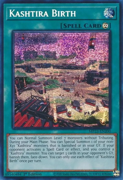 Kashtira Birth MP23-EN200 Yu-Gi-Oh card from 25th Anniversary Tin: Dueling Heroes Mega Pack