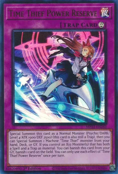 Time Thief Power Reserve MP23-EN282 Yu-Gi-Oh card from 25th Anniversary Tin: Dueling Heroes Mega Pack