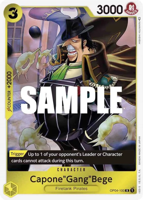 Capone"Gang"Bege OP04-100 One Piece card from Kingdoms of Intrigue