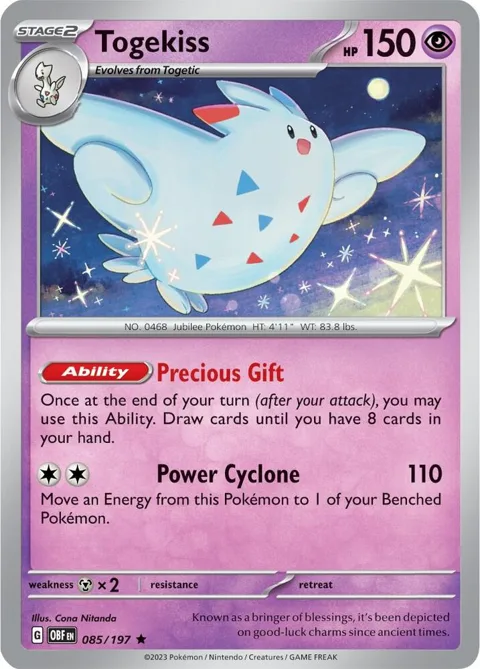 Togekiss #085/197 Pokémon card from Deck Exclusives