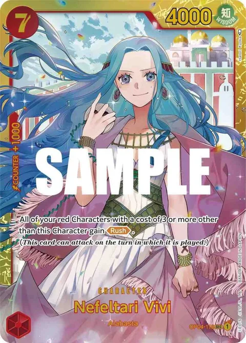 Nefeltari Vivi OP04-118 One Piece card from Kingdoms of Intrigue