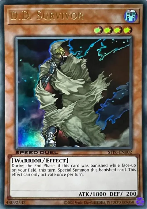 D.D. Survivor STP6-EN002 Yu-Gi-Oh card from Speed Duel: Tournament Pack 6
