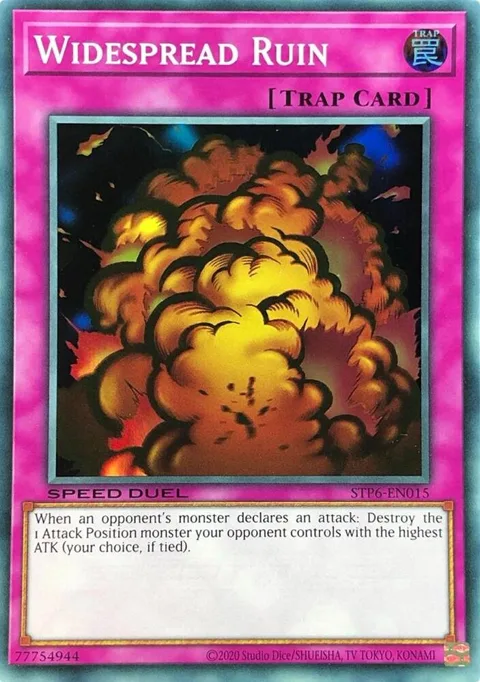 Widespread Ruin STP6-EN015 Yu-Gi-Oh card from Speed Duel: Tournament Pack 6