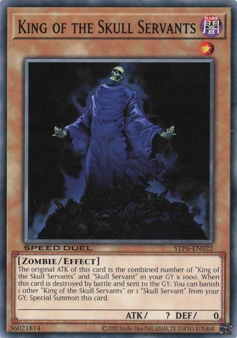 King of the Skull Servants STP6-EN022 Yu-Gi-Oh card from Speed Duel: Tournament Pack 6