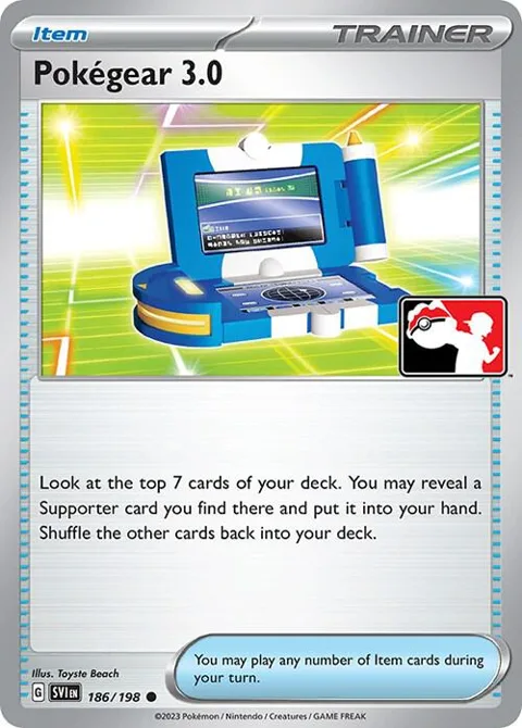 Pokegear 3.0 #186/198 Pokémon card from Prize Pack Series Cards