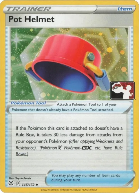 Pot Helmet - 146/172 Cosmos Holo #146/172 Holofoil Pokémon card from Prize Pack Series Cards