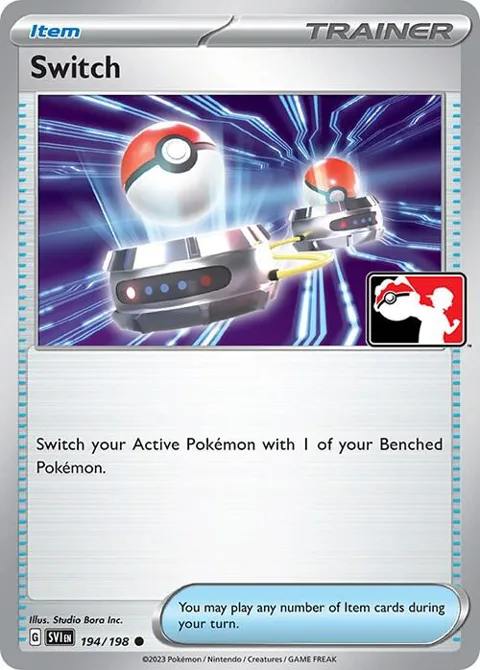Switch #194/198 Pokémon card from Prize Pack Series Cards