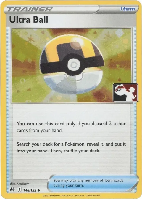 Ultra Ball - 146/159 Cosmos Holo #146/159 Holofoil Pokémon card from Prize Pack Series Cards