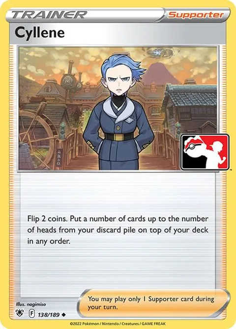 Cyllene #138/189 Pokémon card from Prize Pack Series Cards