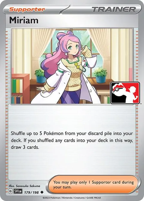 Miriam #179/198 Pokémon card from Prize Pack Series Cards