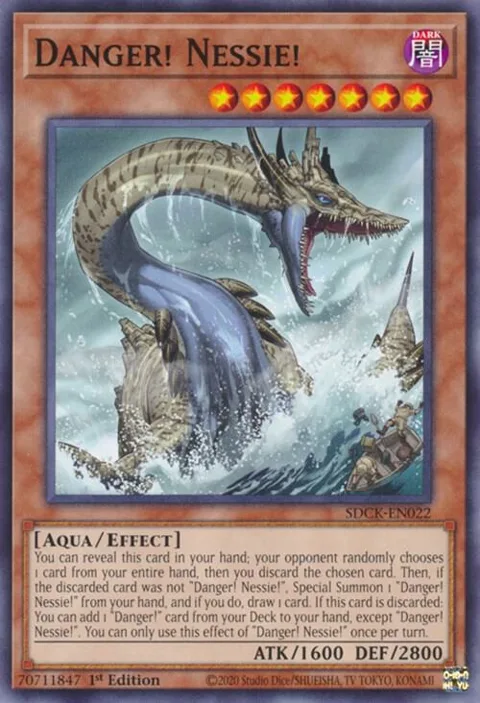 Danger! Nessie! SDCK-EN022 Yu-Gi-Oh card from Structure Deck: The Crimson King