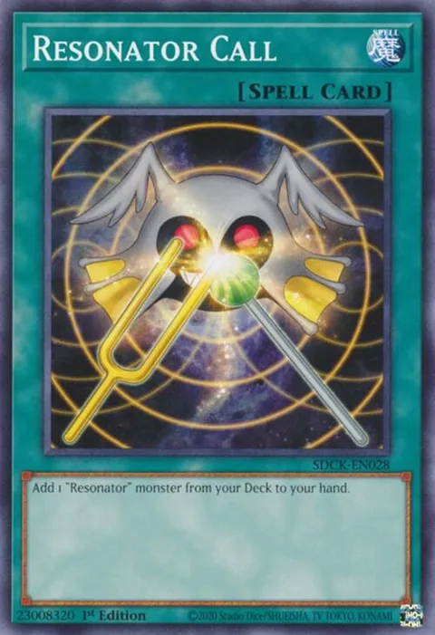 Resonator Call SDCK-EN028 Yu-Gi-Oh card from Structure Deck: The Crimson King