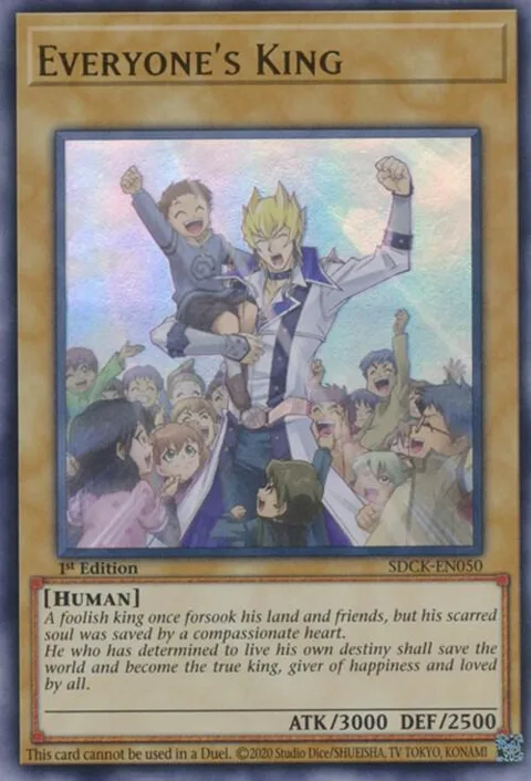 Everyone's King SDCK-EN050 Yu-Gi-Oh card from Structure Deck: The Crimson King