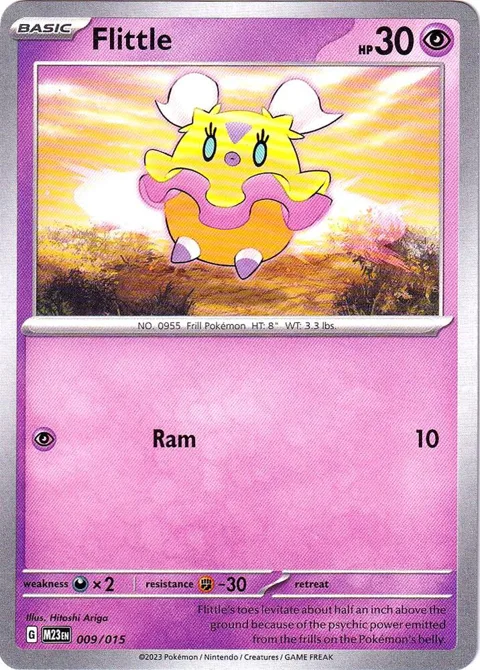 Flittle #009/015 Pokémon card from McDonald's Promos 2023