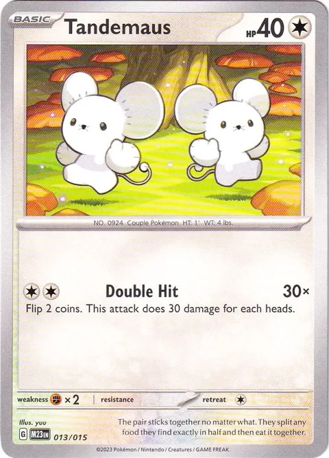 Tandemaus #013/015 Pokémon card from McDonald's Promos 2023