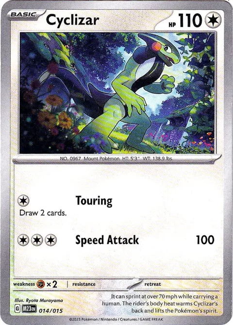 Cyclizar #014/015 Pokémon card from McDonald's Promos 2023
