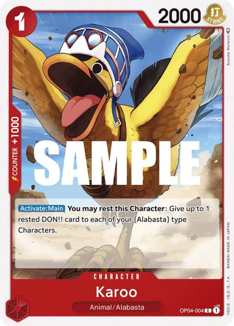 Karoo OP04-004 One Piece card from Kingdoms of Intrigue