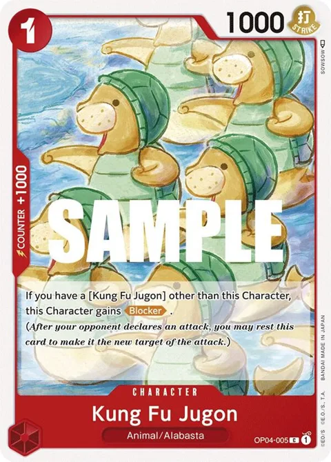 Kung Fu Jugon OP04-005 One Piece card from Kingdoms of Intrigue