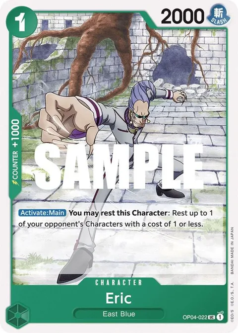Eric OP04-022 One Piece card from Kingdoms of Intrigue