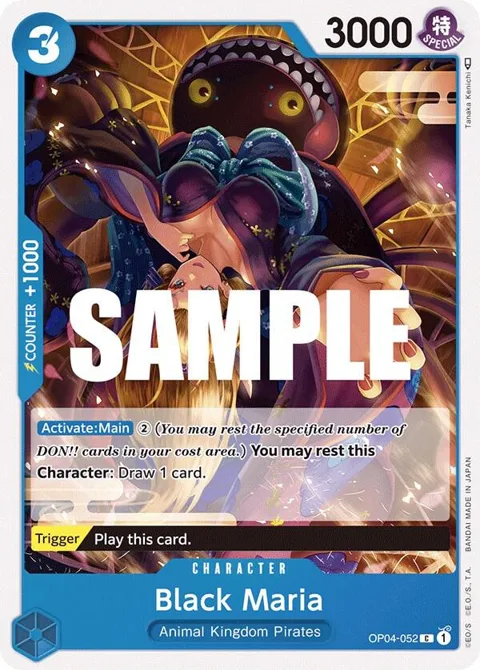 Black Maria OP04-052 One Piece card from Kingdoms of Intrigue
