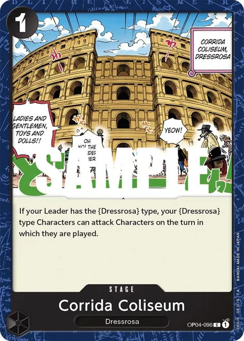 Corrida Coliseum OP04-096 One Piece card from Kingdoms of Intrigue