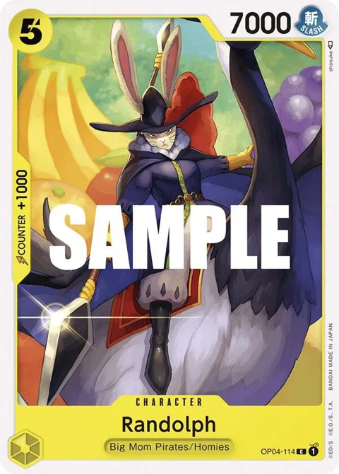 Randolph OP04-114 One Piece card from Kingdoms of Intrigue