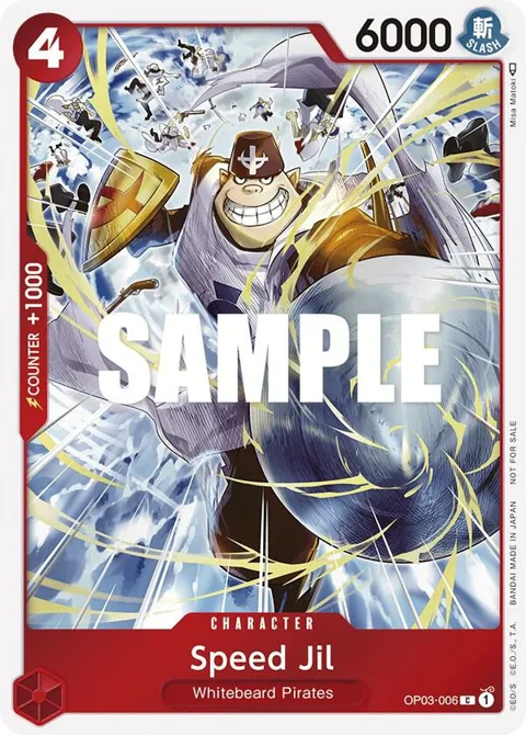 Speed Jil Dash Pack OP03-006 One Piece card from Kingdoms of Intrigue