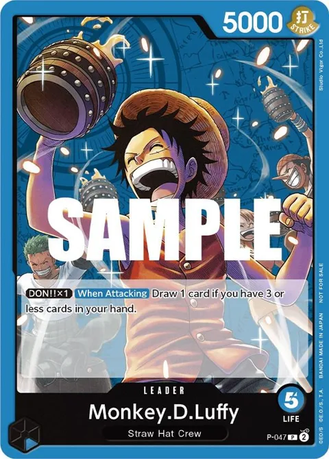 Monkey.D.Luffy Sealed Battle Kit Vol. 1 P-047 One Piece card from One Piece Promotion Cards