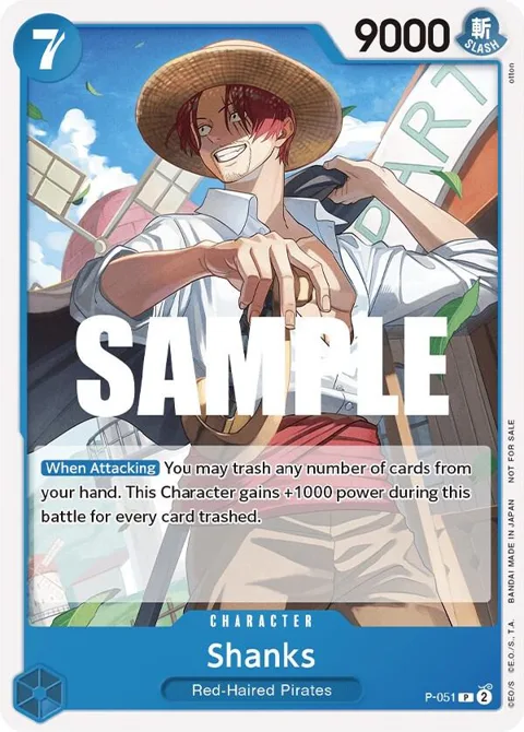 Shanks Sealed Battle Kit Vol. 1 P-051 One Piece card from One Piece Promotion Cards