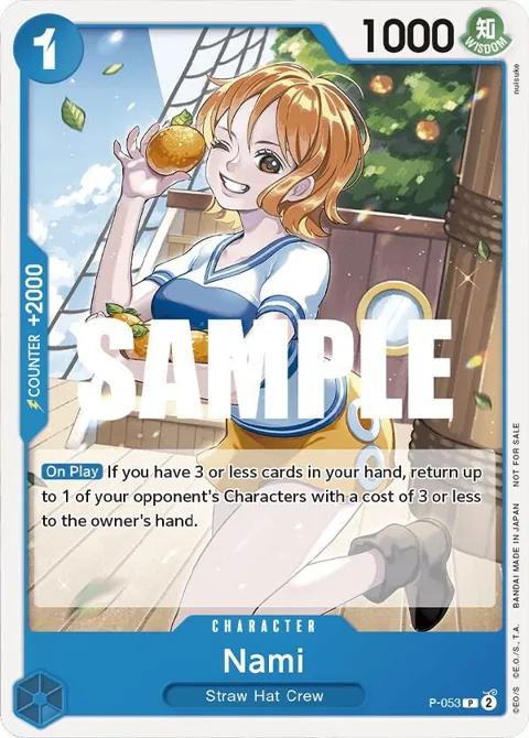 Nami Sealed Battle Kit Vol. 1 P-053 One Piece card from One Piece Promotion Cards