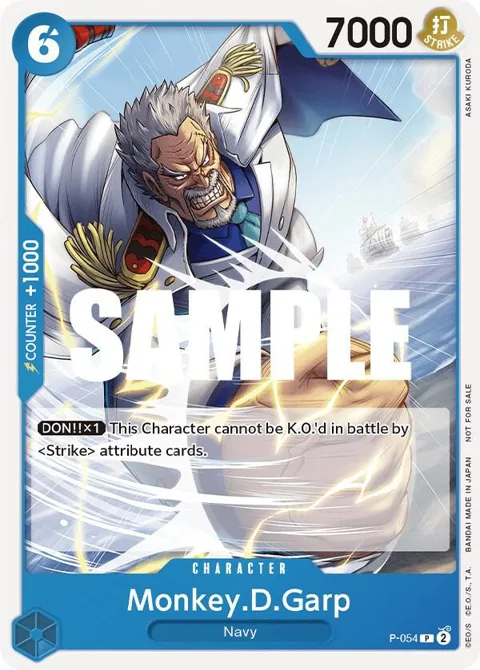 Monkey.D.Garp Sealed Battle Kit Vol. 1 P-054 One Piece card from One Piece Promotion Cards
