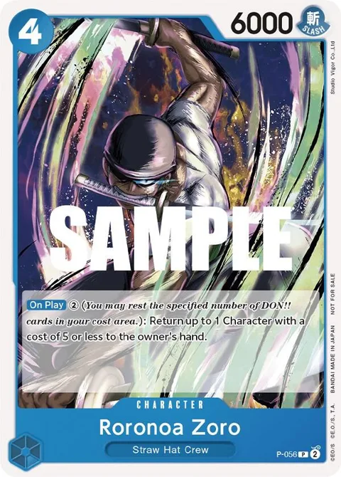 Roronoa Zoro Sealed Battle Kit Vol. 1 P-056 One Piece card from One Piece Promotion Cards