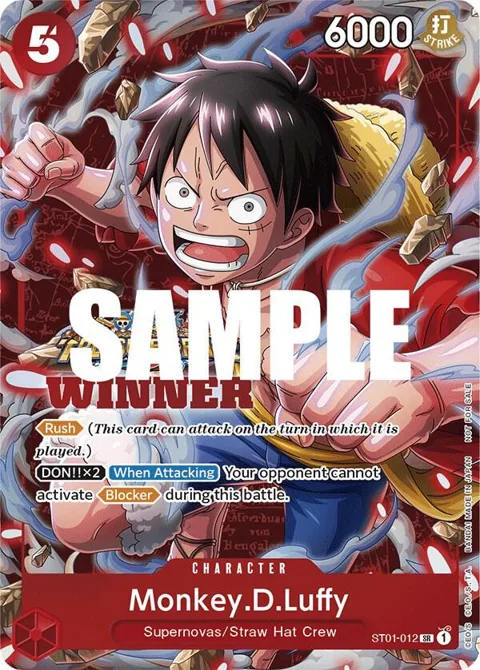 Monkey.D.Luffy Winner Pack Vol. 5 ST01-012 One Piece card from One Piece Promotion Cards