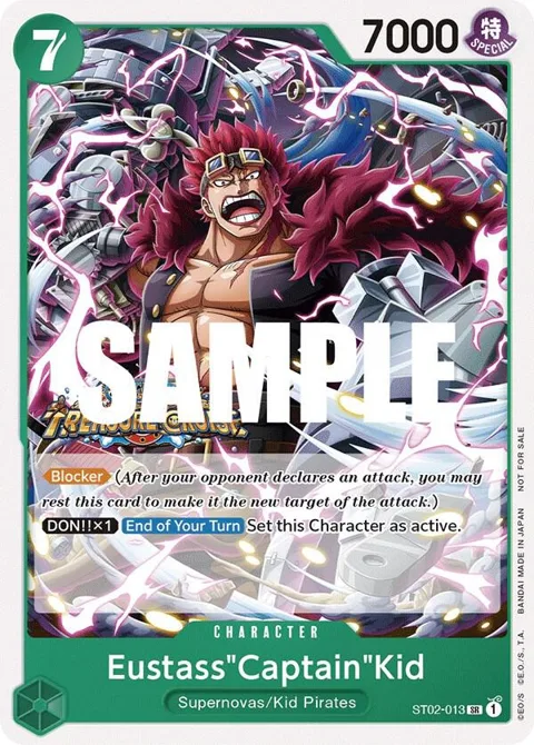 Eustass"Captain"Kid Tournament Pack Vol. 5 ST02-013 One Piece card from One Piece Promotion Cards