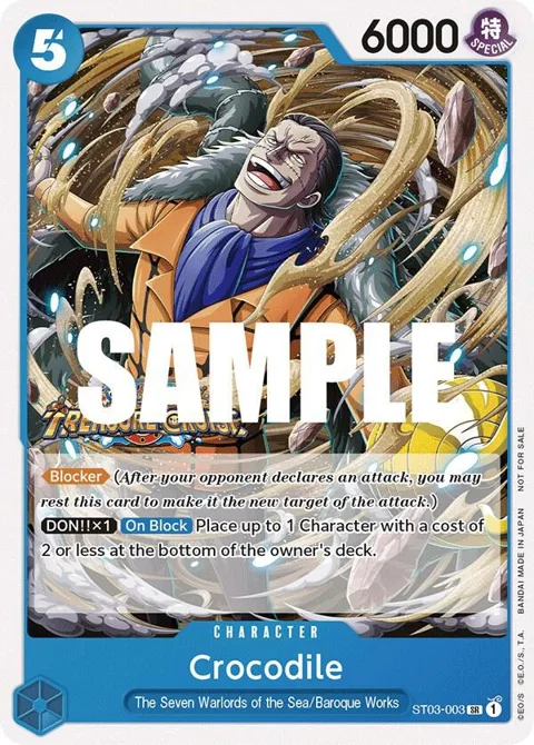 Crocodile Tournament Pack Vol. 5 ST03-003 One Piece card from One Piece Promotion Cards
