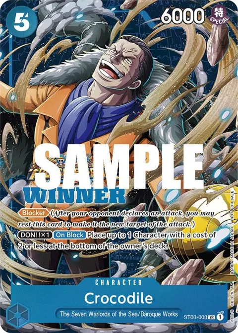 Crocodile Winner Pack Vol. 5 ST03-003 One Piece card from One Piece Promotion Cards