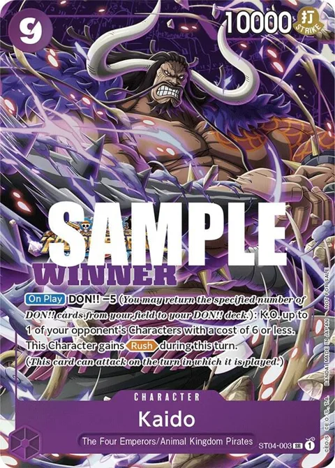 Kaido Winner Pack Vol. 5 ST04-003 One Piece card from One Piece Promotion Cards