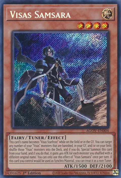 Visas Samsara AGOV-EN004 Yu-Gi-Oh card from Age of Overlord