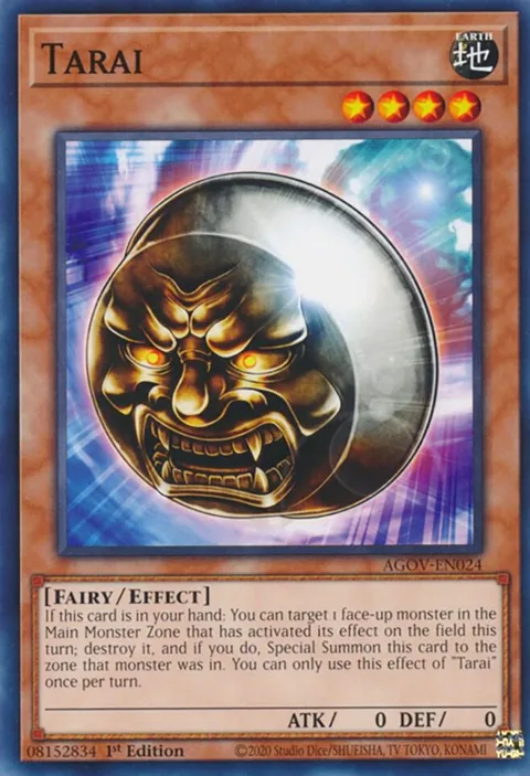 Tarai AGOV-EN024 Yu-Gi-Oh card from Age of Overlord